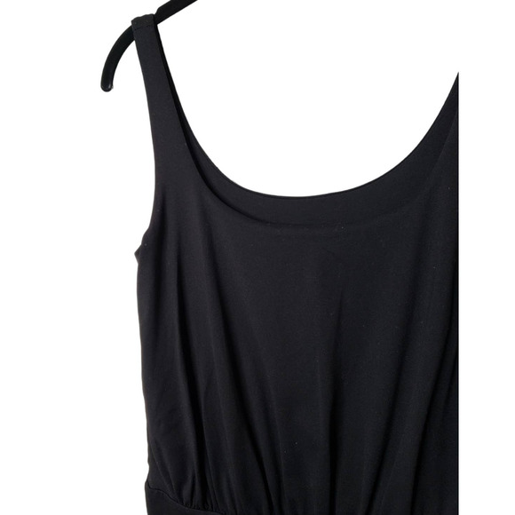 Susana Monaco Black Gathered Jumpsuit - Picture 3 of 10